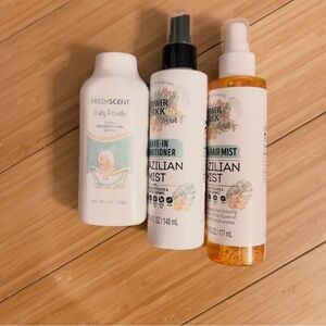 Powderstick Brazilian hair spray bundle new. & baby powder